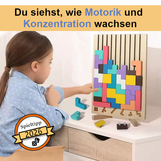 Montessori – Holzpuzzle | Formen & Logik spielerisch fördern