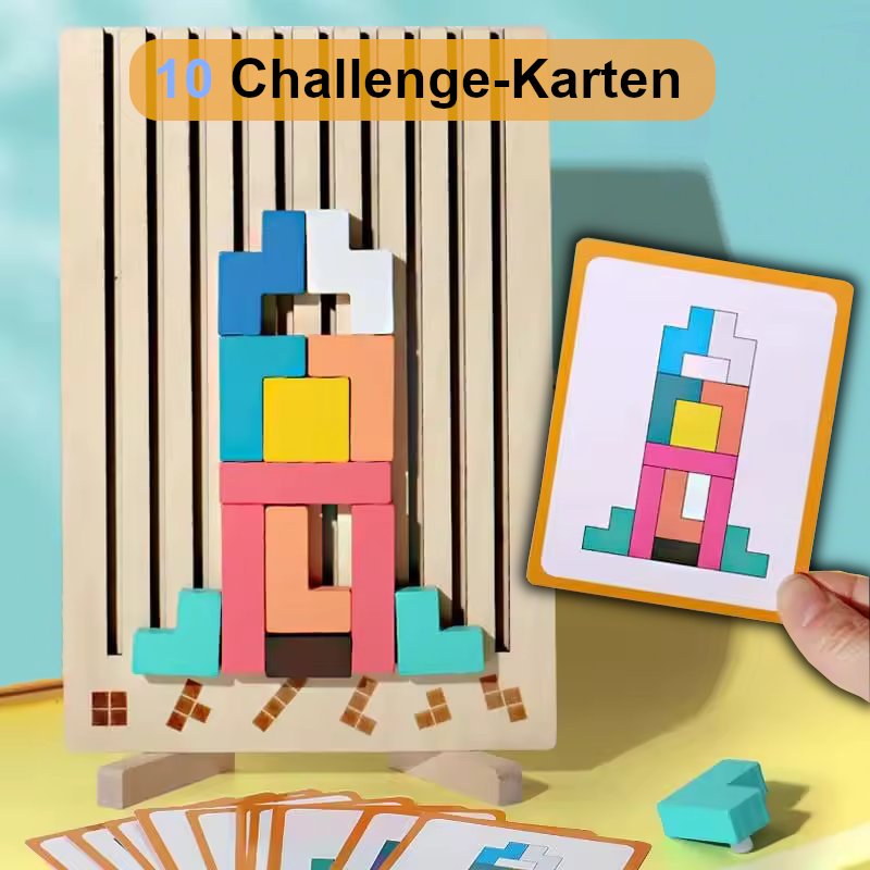 Montessori – Holzpuzzle | Formen & Logik spielerisch fördern